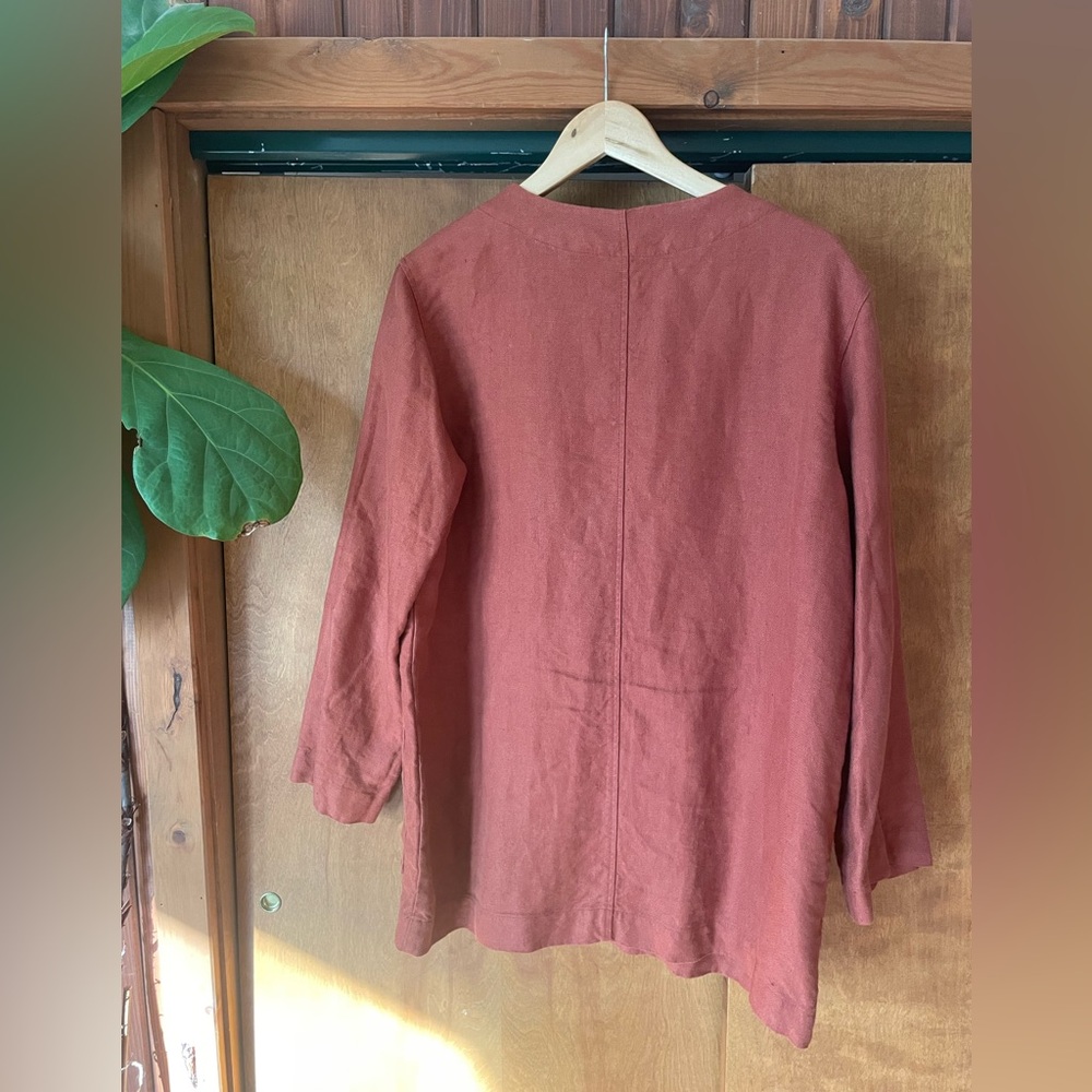 Leone Heavy Linen Jacket - Linenfox - Picture 3 of 4